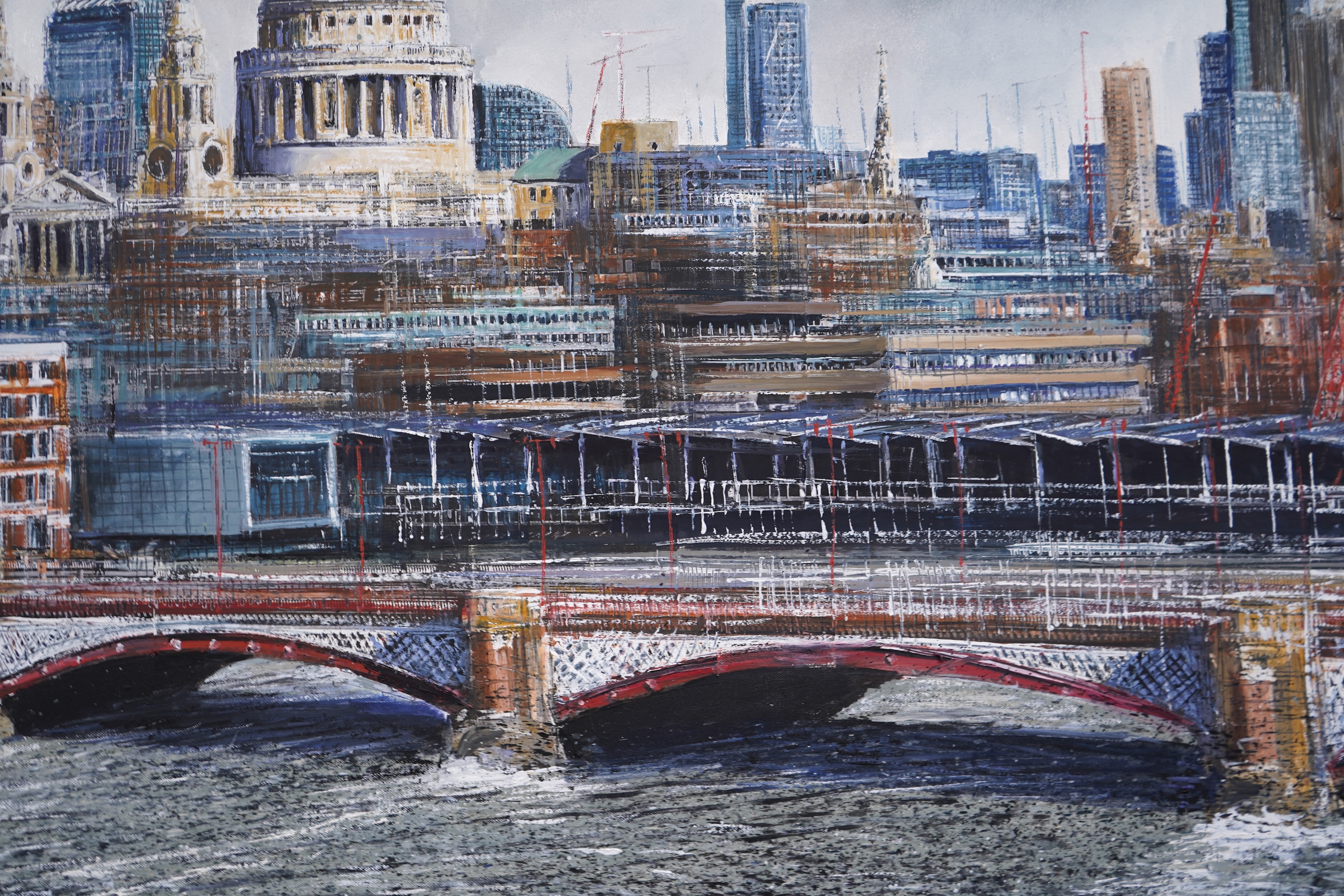 Rory J. Brown, (b. 1966), 'St Paul's and the City - Light to the Future'